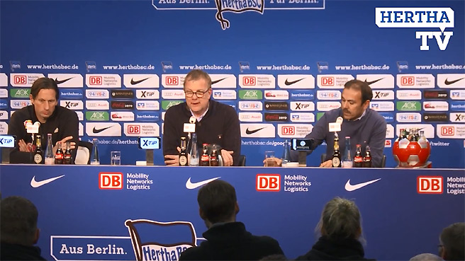 Pressekonferenz nach dem Leverkusen-Spiel