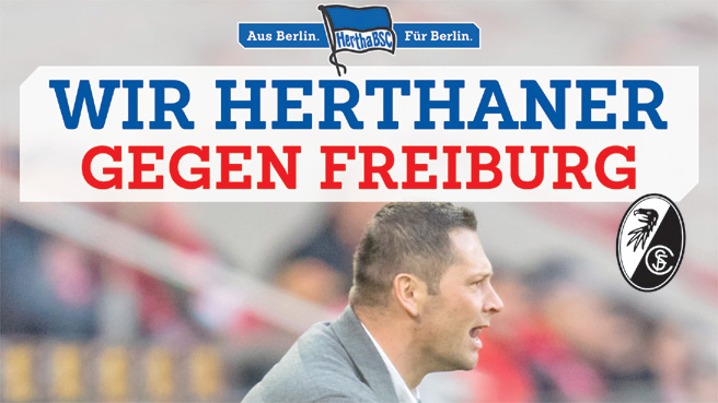 Wir Herthaner gegen Freiburg!