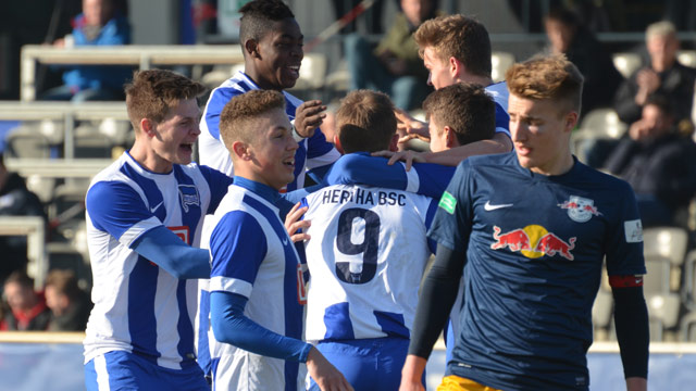 Herthas U19 dreht Spiel gegen RB Leipzig