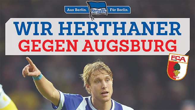 Wir Herthaner gegen Augsburg!