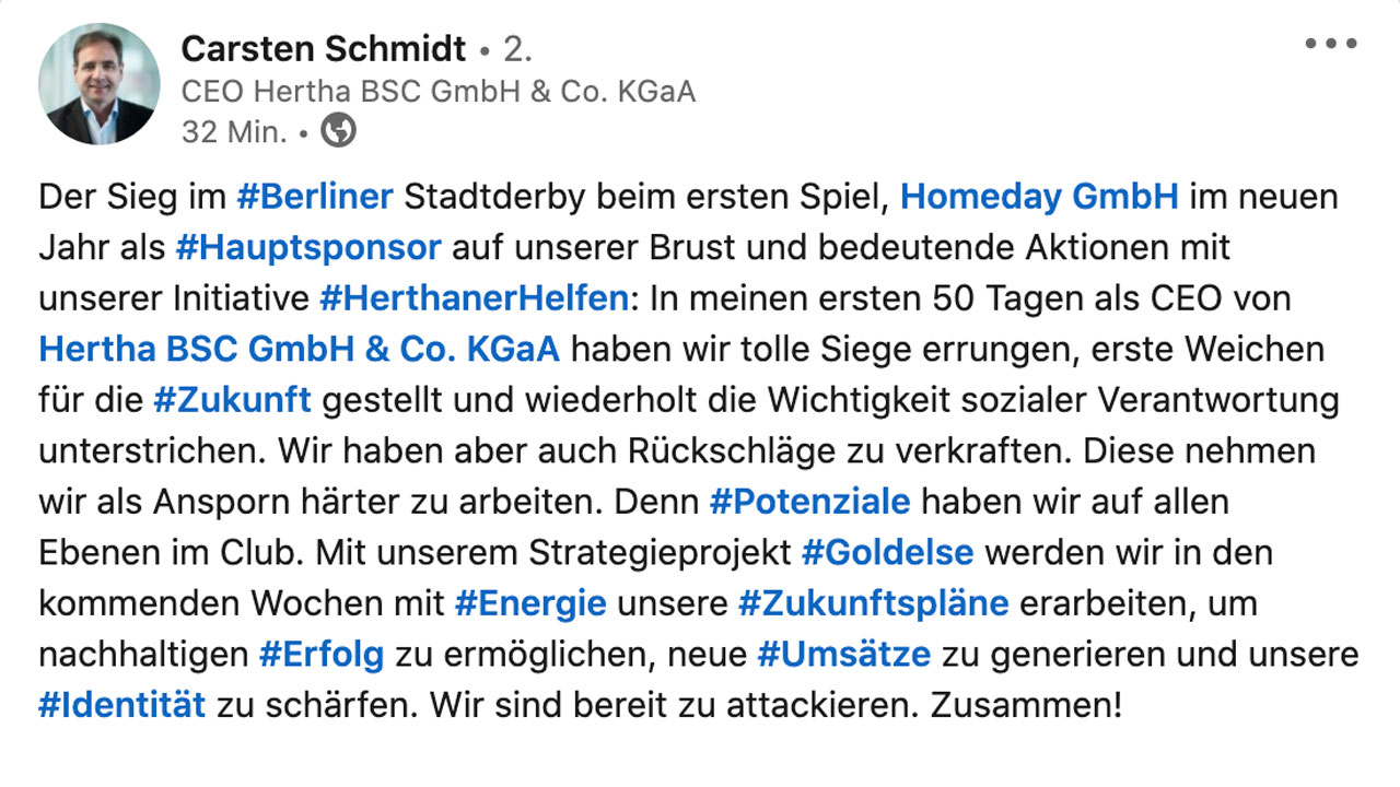 Herthaner Kurzpässe