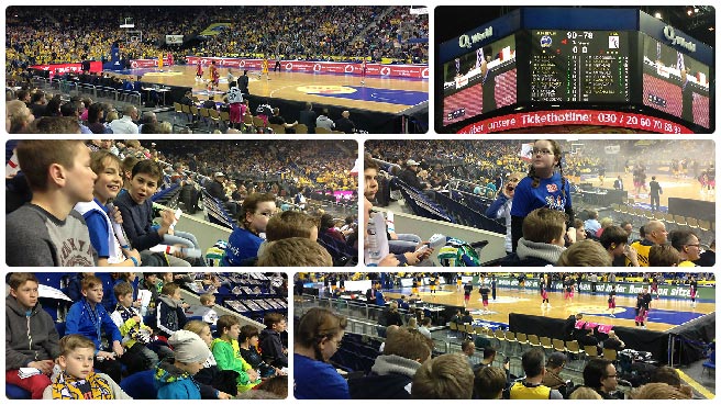 Kids-Club besucht Alba Berlin