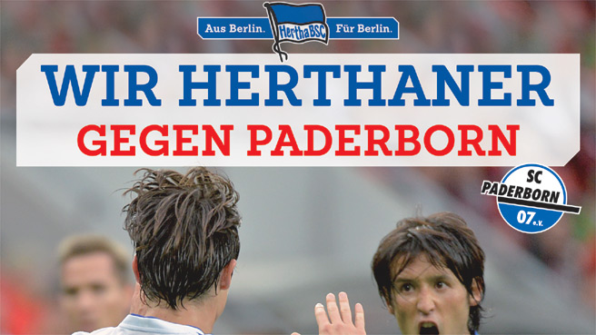 Wir Herthaner gegen Paderborn!