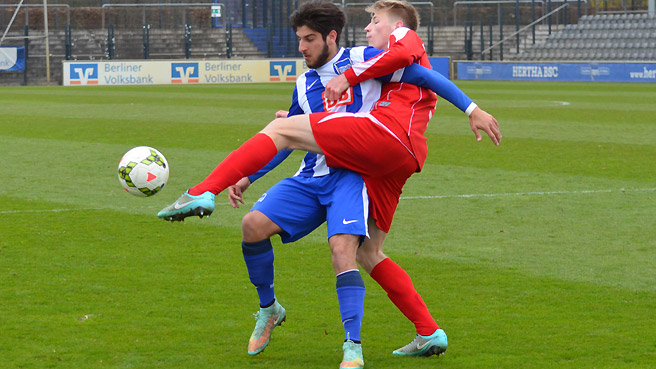 Torloses Remis für Herthas U17 gegen Cottbus