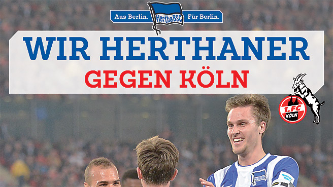 Wir Herthaner gegen Köln!