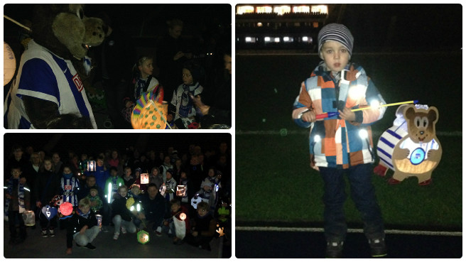 Kids-Club zieht mit seiner Laterne