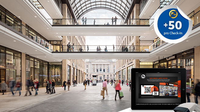 FanMeilen im Fanshop 'Mall of Berlin'