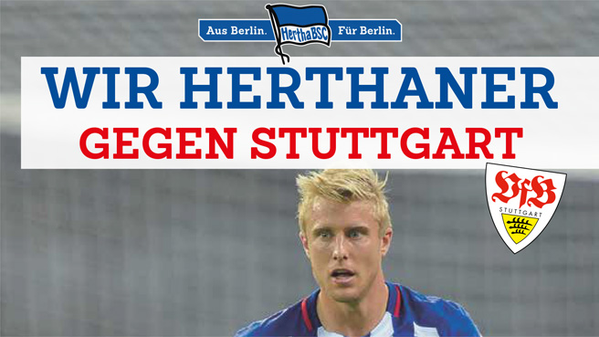 Wir Herthaner gegen Stuttgart!