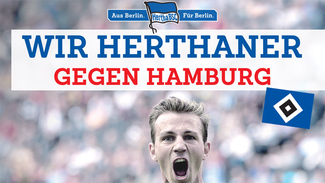 Wir Herthaner gegen Hamburg!