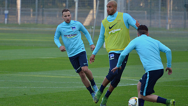 Der Trainingsplatz wird voller