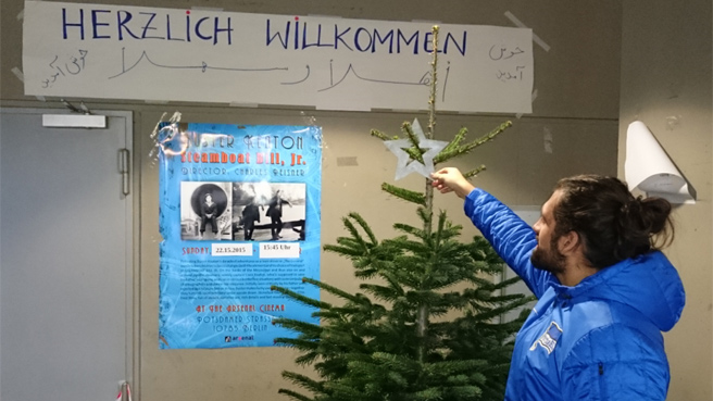 Ein Weihnachtsbaum für das Korber-Zentrum