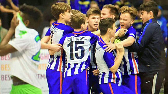 Hallenturnier-Wochenende des Hertha-Nachwuchses