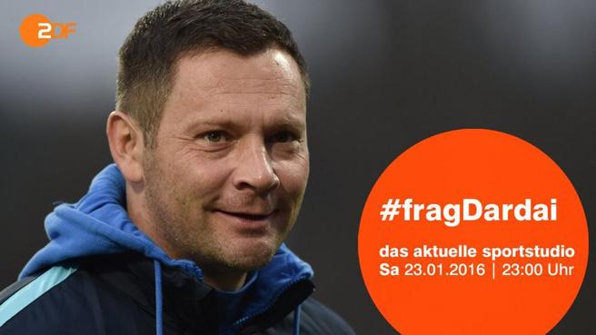 Pál Dárdai zu Gast im Sportstudio