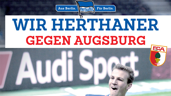 Wir Herthaner gegen Augsburg!