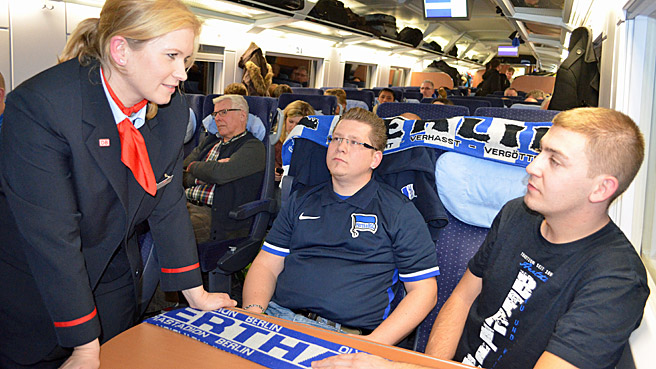 Mit Hertha unterwegs!