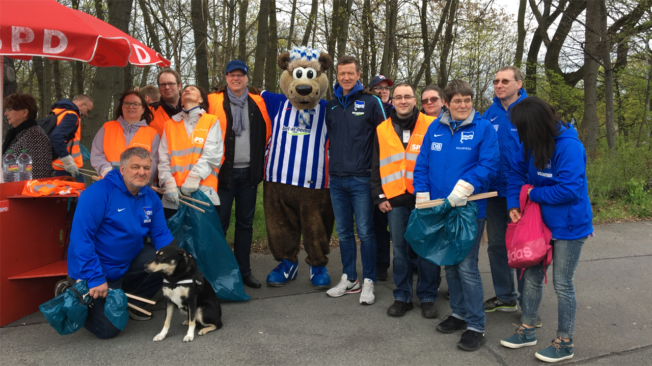 Frühjahrsputz am Olympiastadion