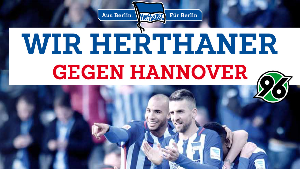 Wir Herthaner gegen Hannover!