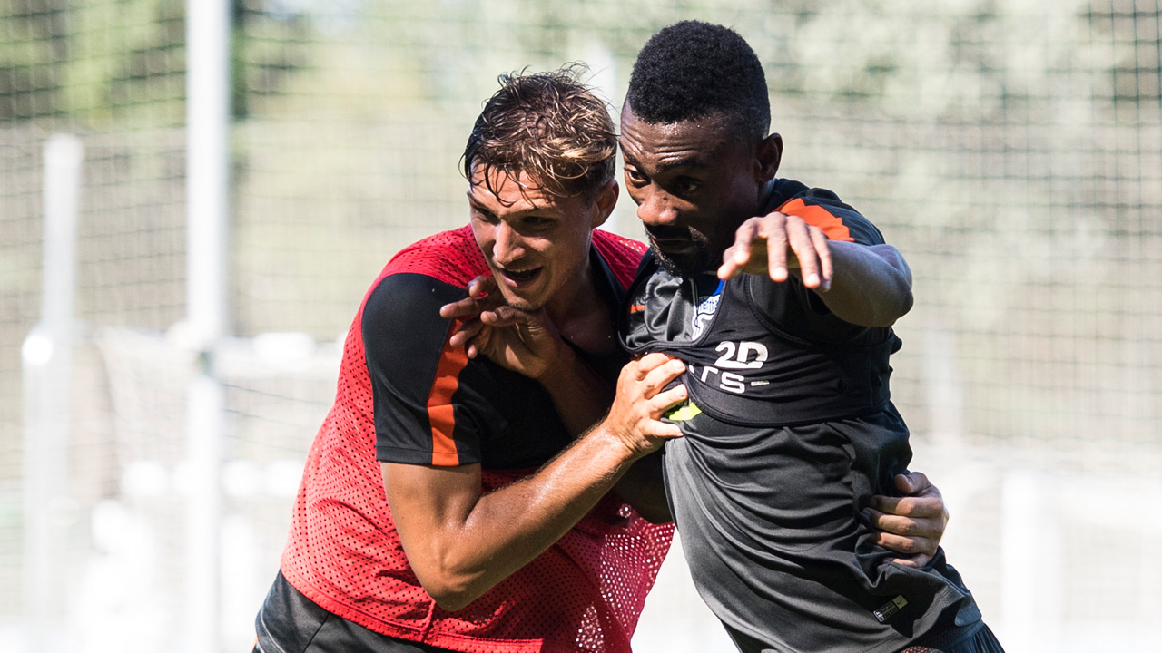 Kalou und Weiser wieder im Teamtraining