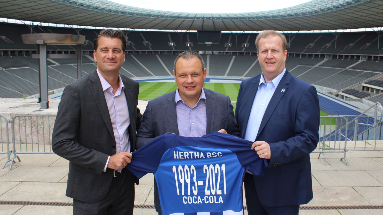 Hertha BSC verlängert Partnerschaft mit Coca-Cola