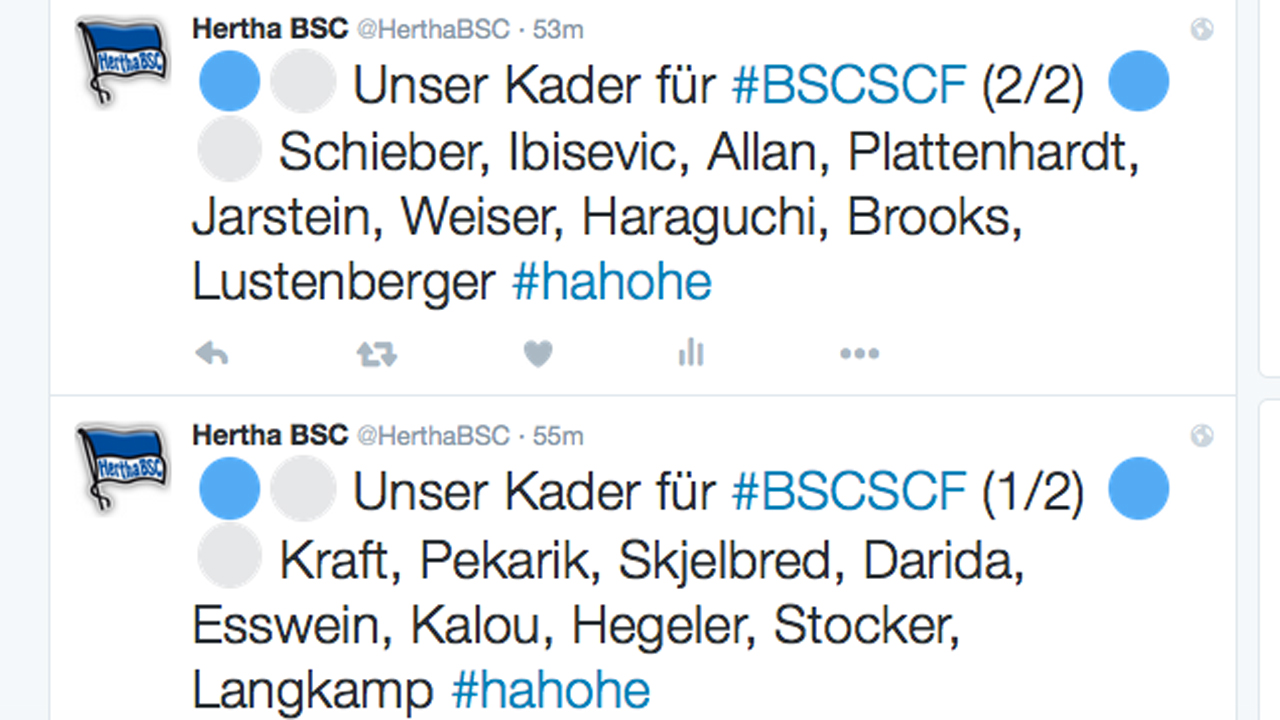 Angeschnitten: Kader - Pokal - Reaktionen