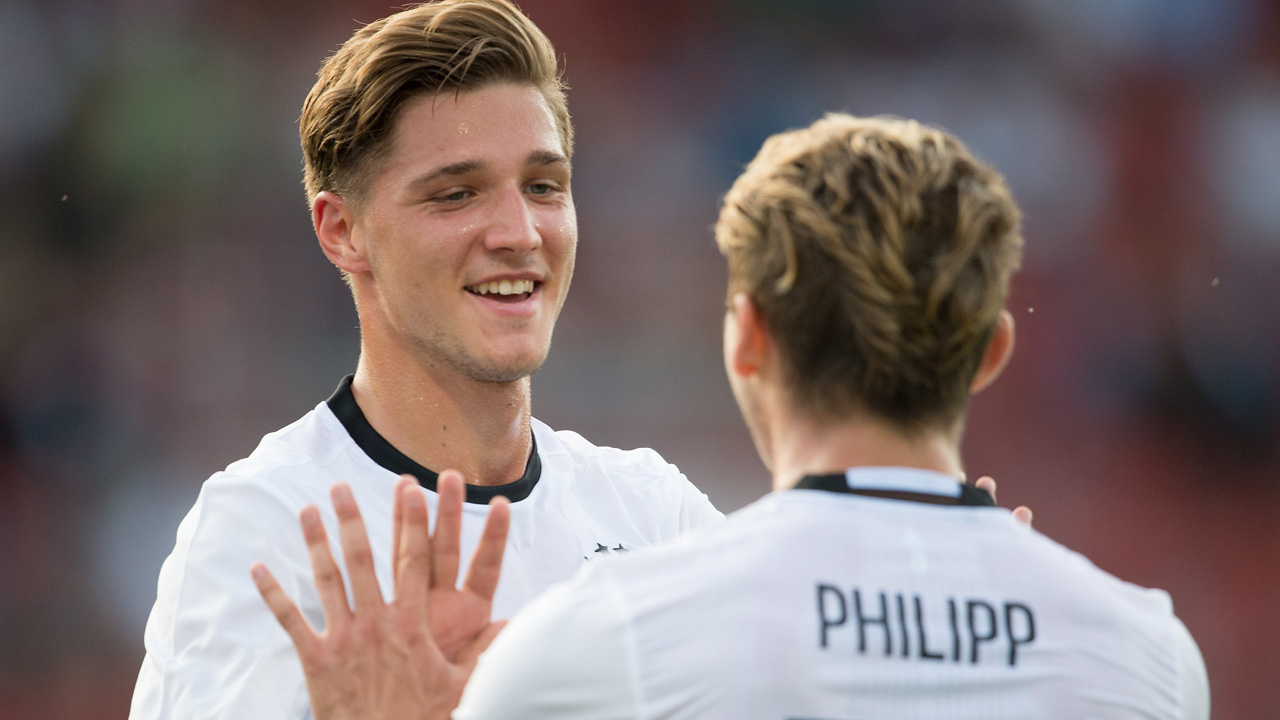 Niklas Stark trifft beim Sieg der deutschen U21