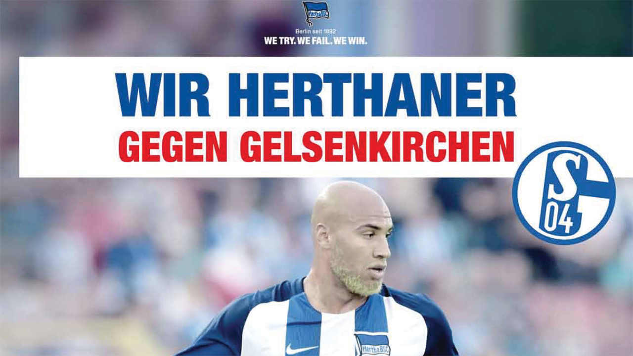 Wir Herthaner gegen Gelsenkirchen!