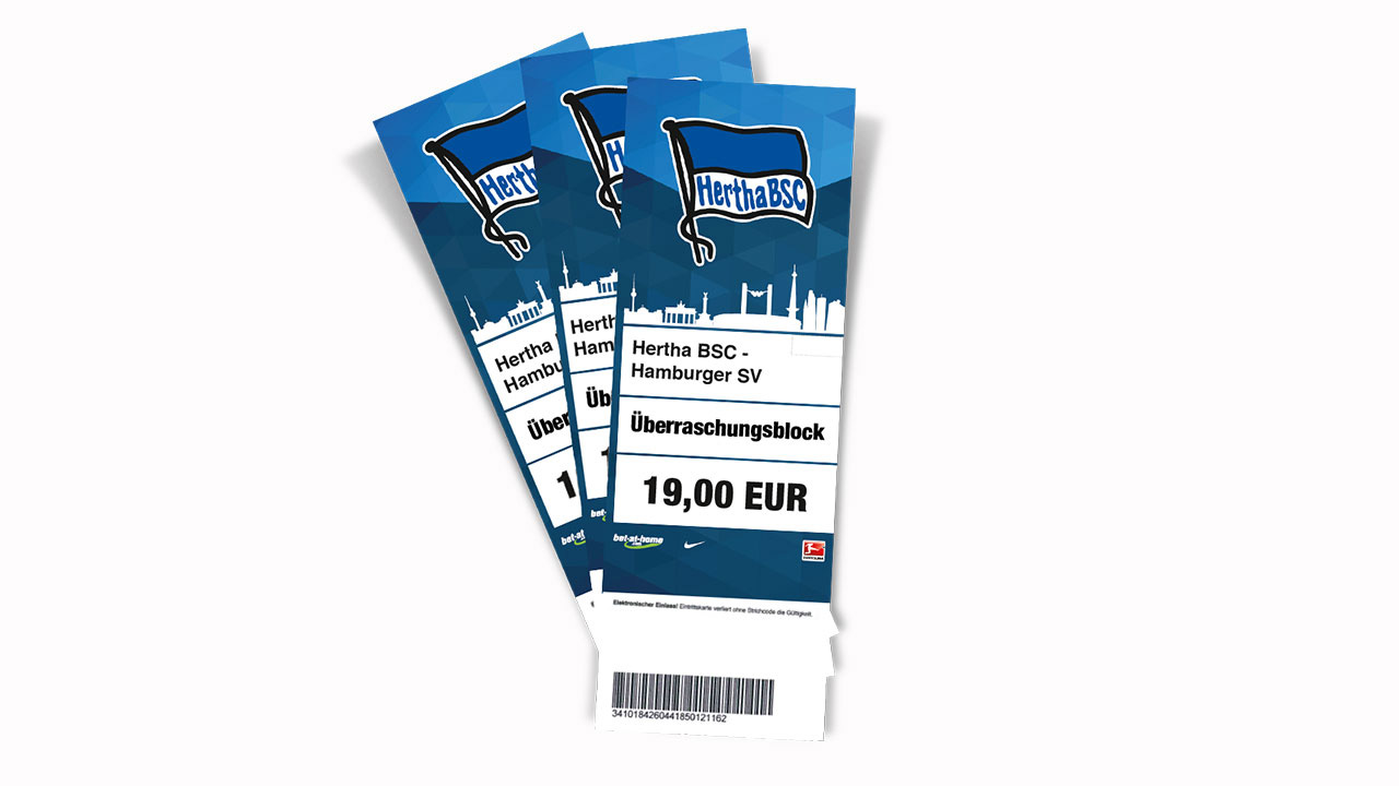 Dein Platz im Überraschungsblock gegen den HSV!