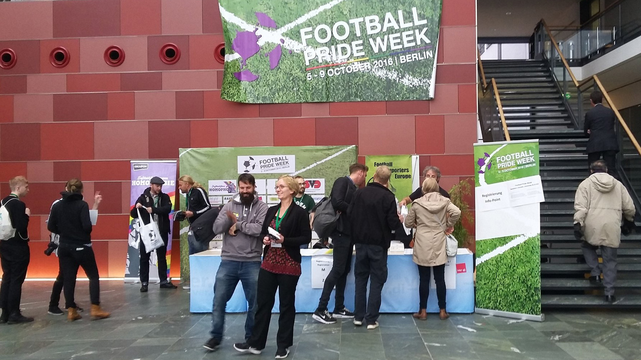 Hertha BSC auf der Football Pride Week