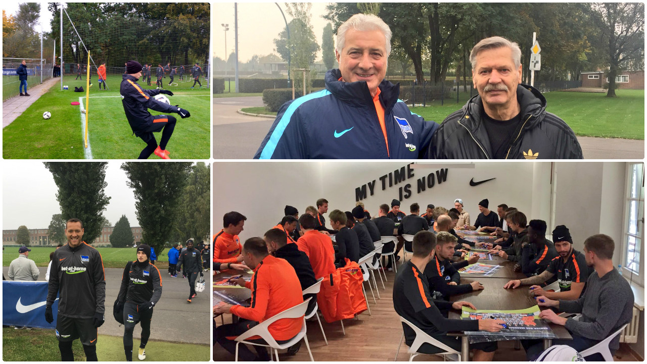 Angeschnitten: Training - Autogramme - Vorbereitung