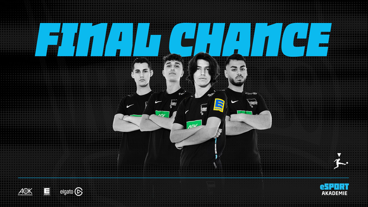 Unsere eSportler Tom Bismark, Leroy Richter, Eren Poyraz und Christoph Strietzel.