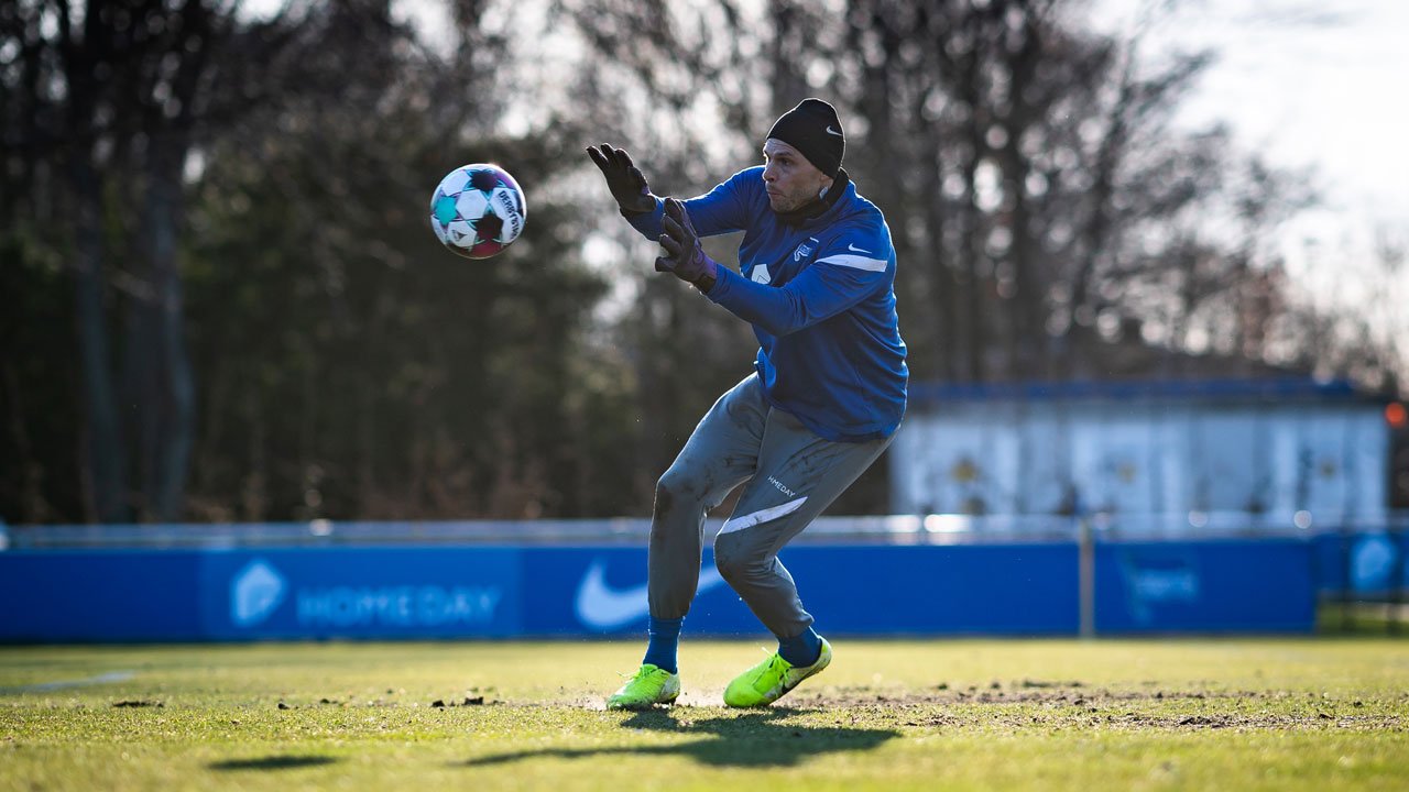 Rune Jarstein im Training.