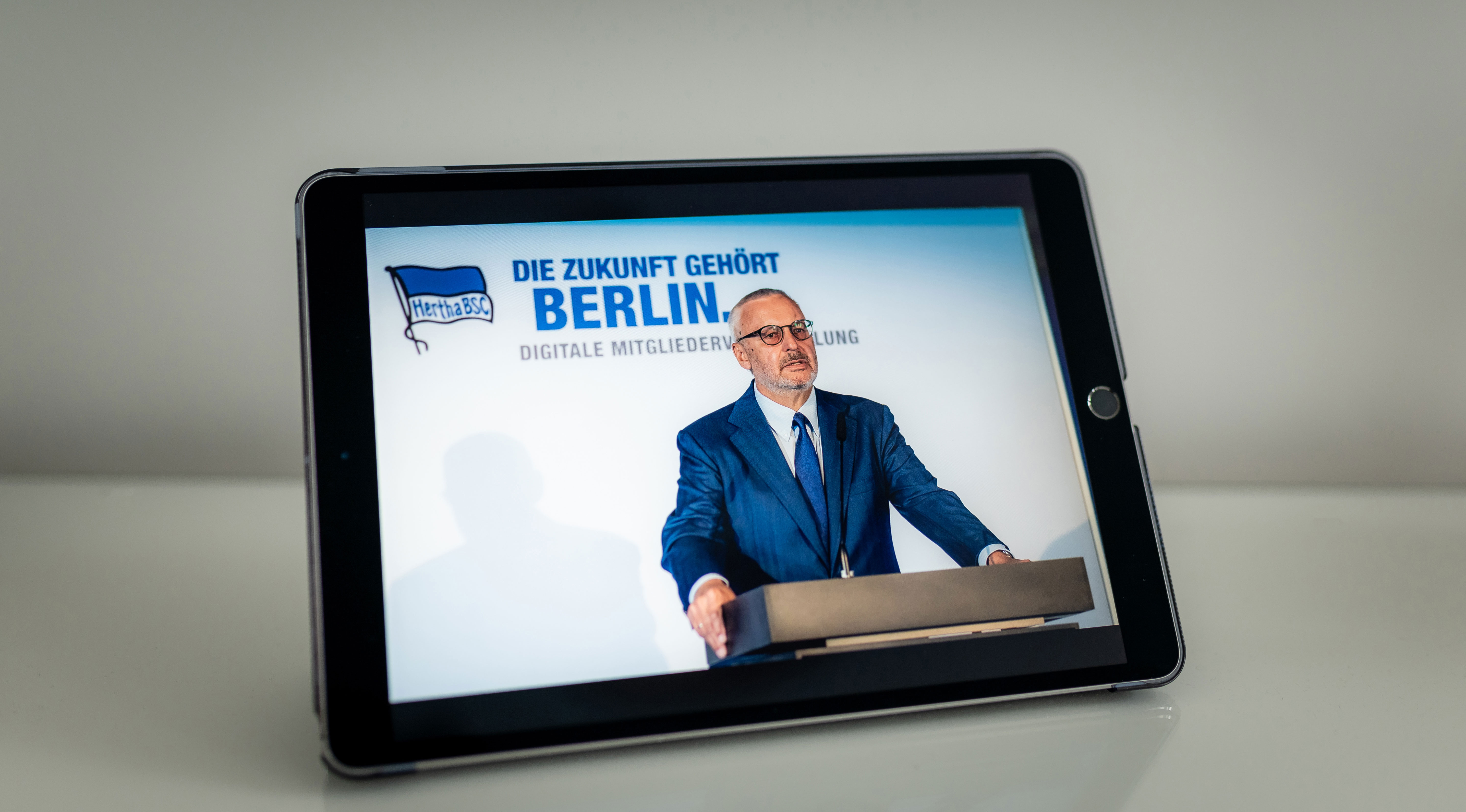 Präsident Werner Gegenbauer auf der iPad-Ansicht.