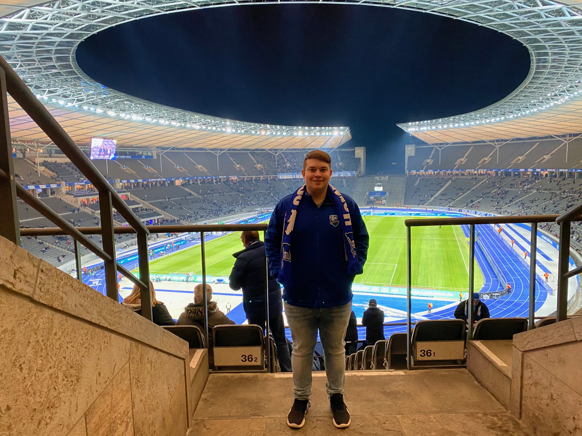 Ryley Duffy im Olympiastadion