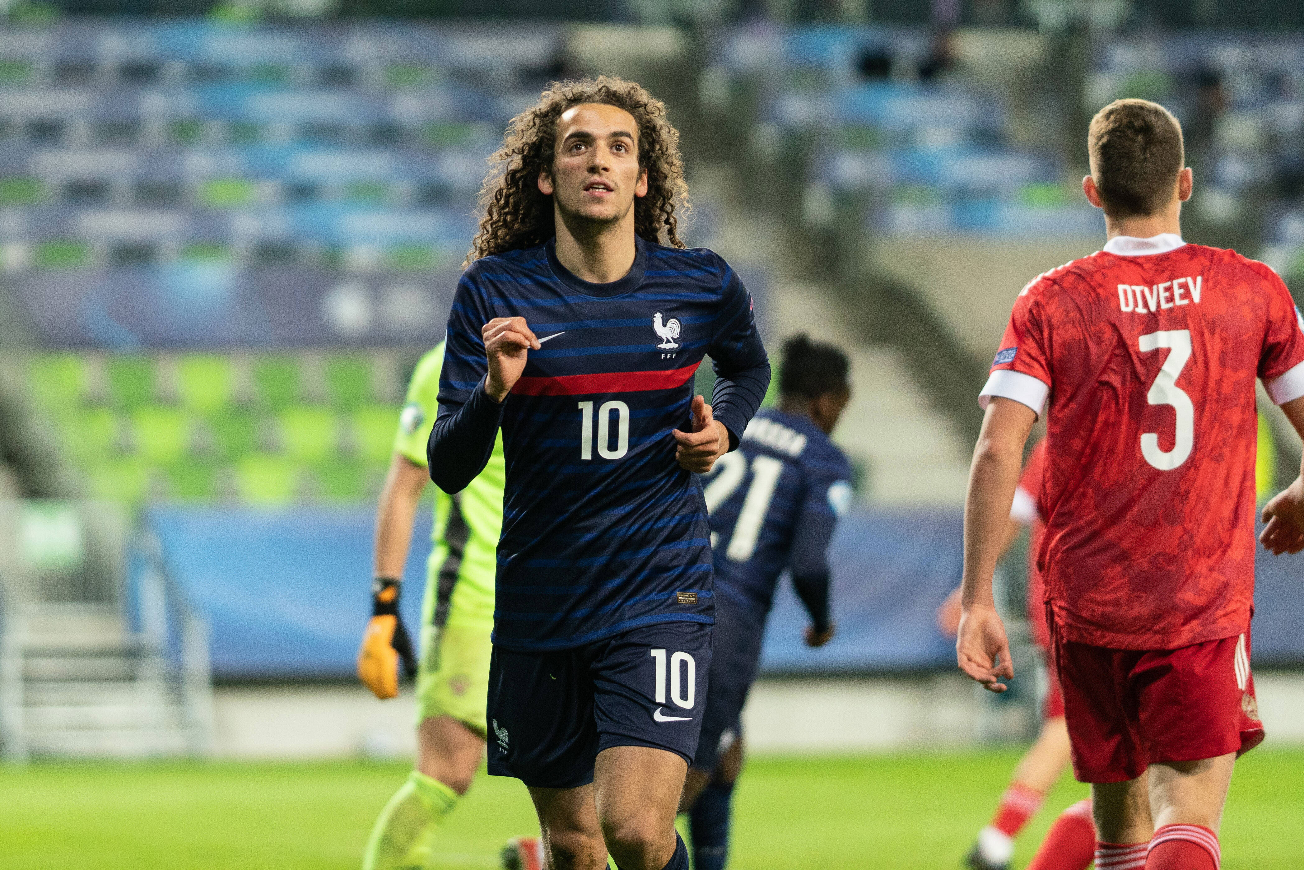 Mattéo Guendouzi für Frankreichs U21 in Aktion