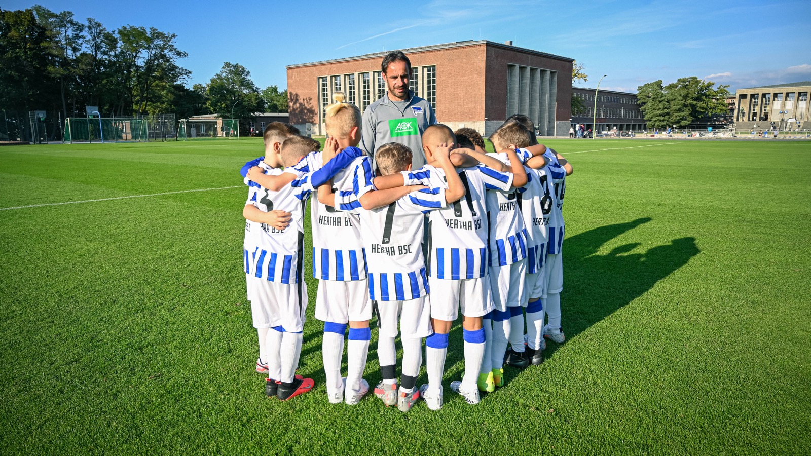 Die Kids bei der Talentauswahl.
