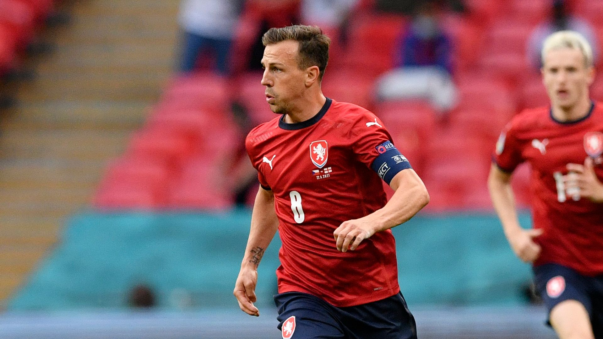 Vladimír Darida während des Spiels gegen England.