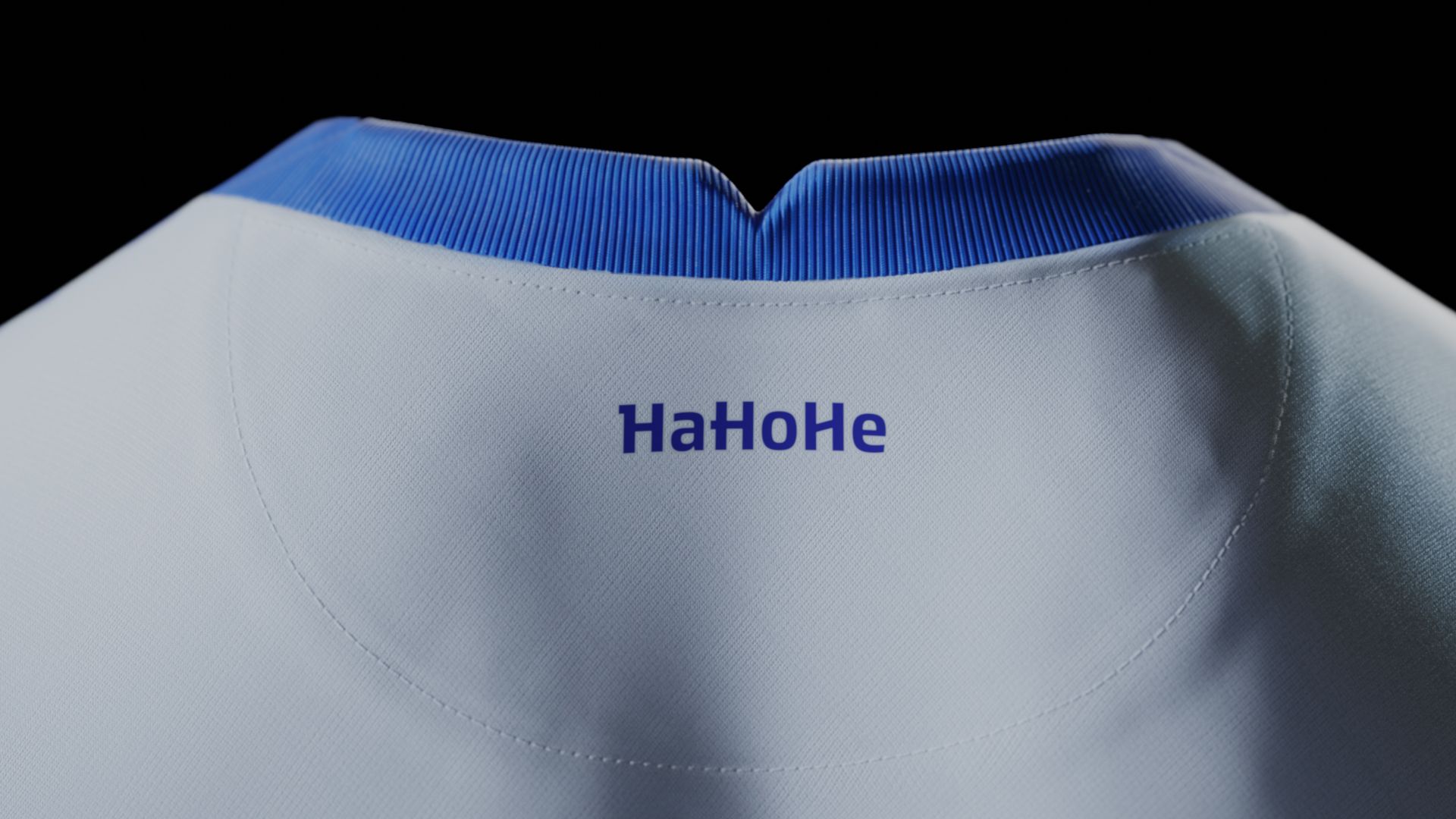 Our slogan 'HaHoHe' on the inside of the collar.