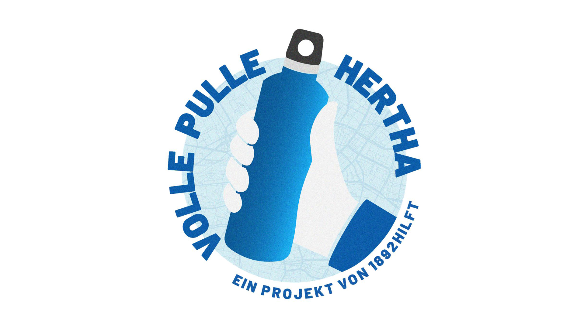Das Logo der Aktion 'Volle Pulle Hertha'.