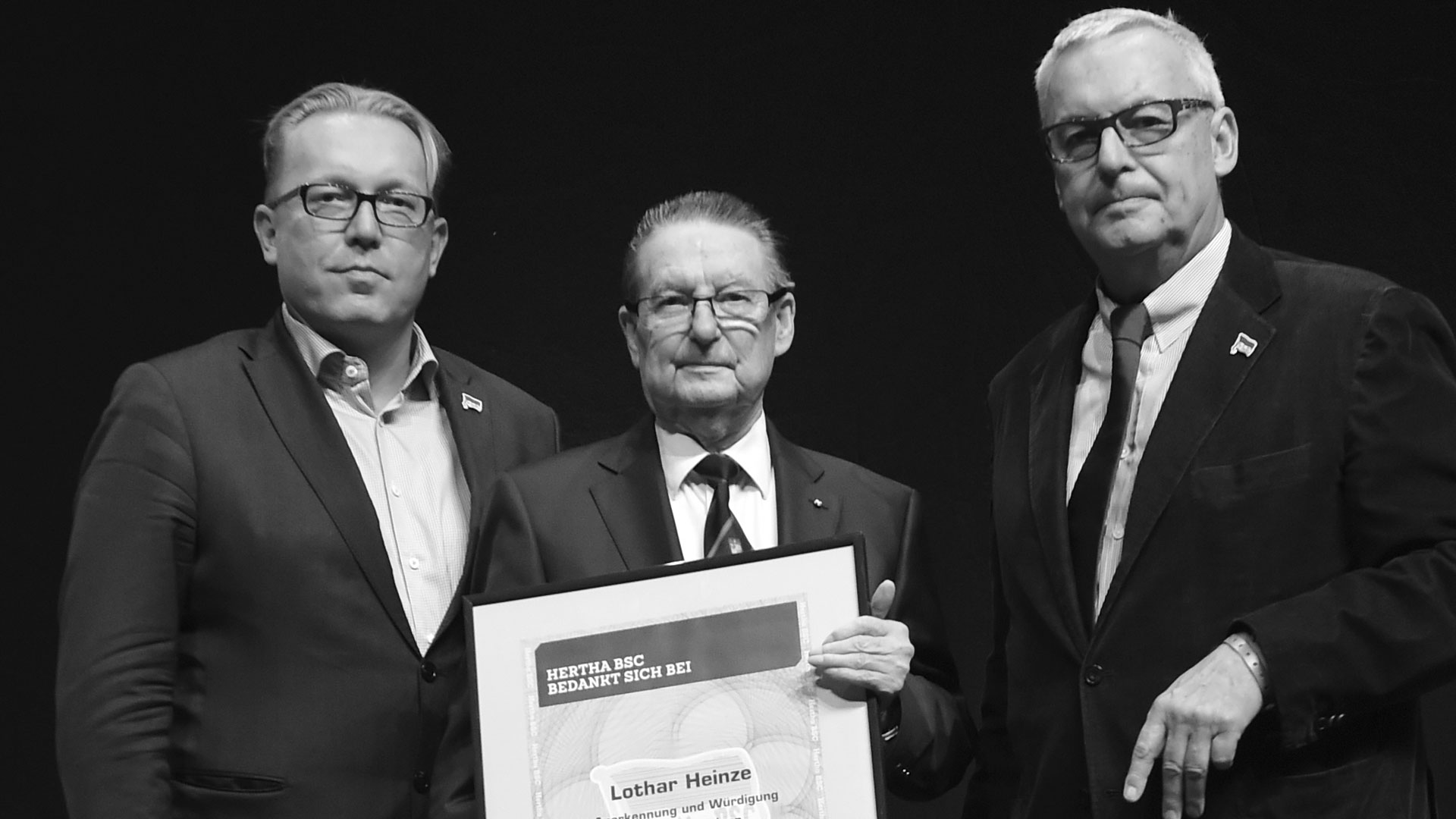 Thorsten Manske, Lothar Heinze und Werner Gegenbauer