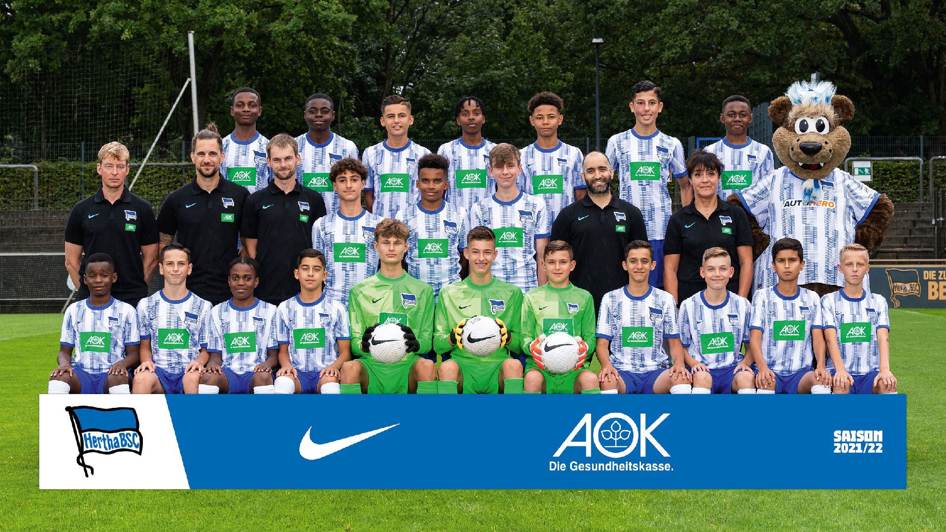Unsere U14 in der Saison 2021/22.