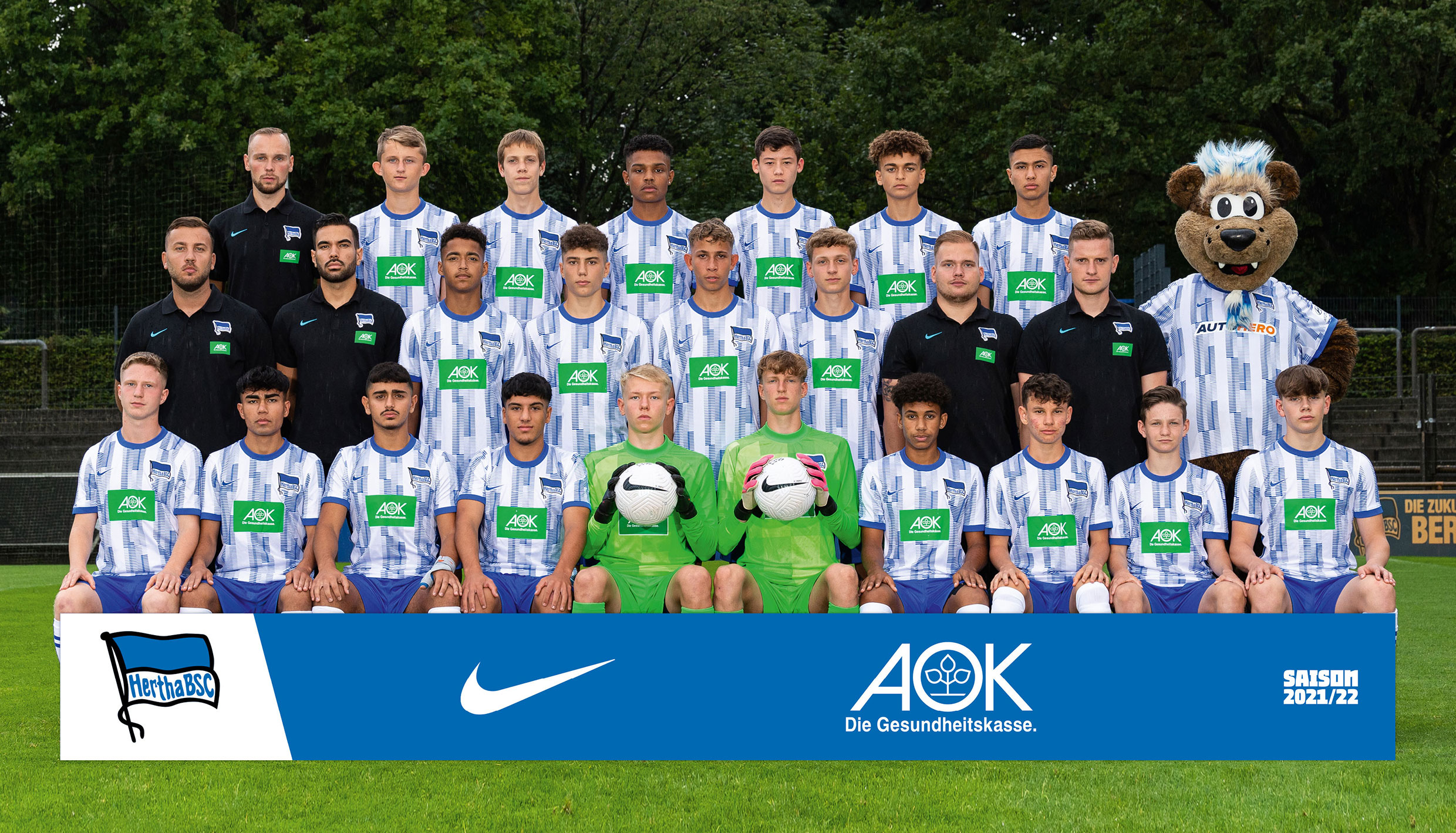 Das Mannschaftsfoto unserer U16.