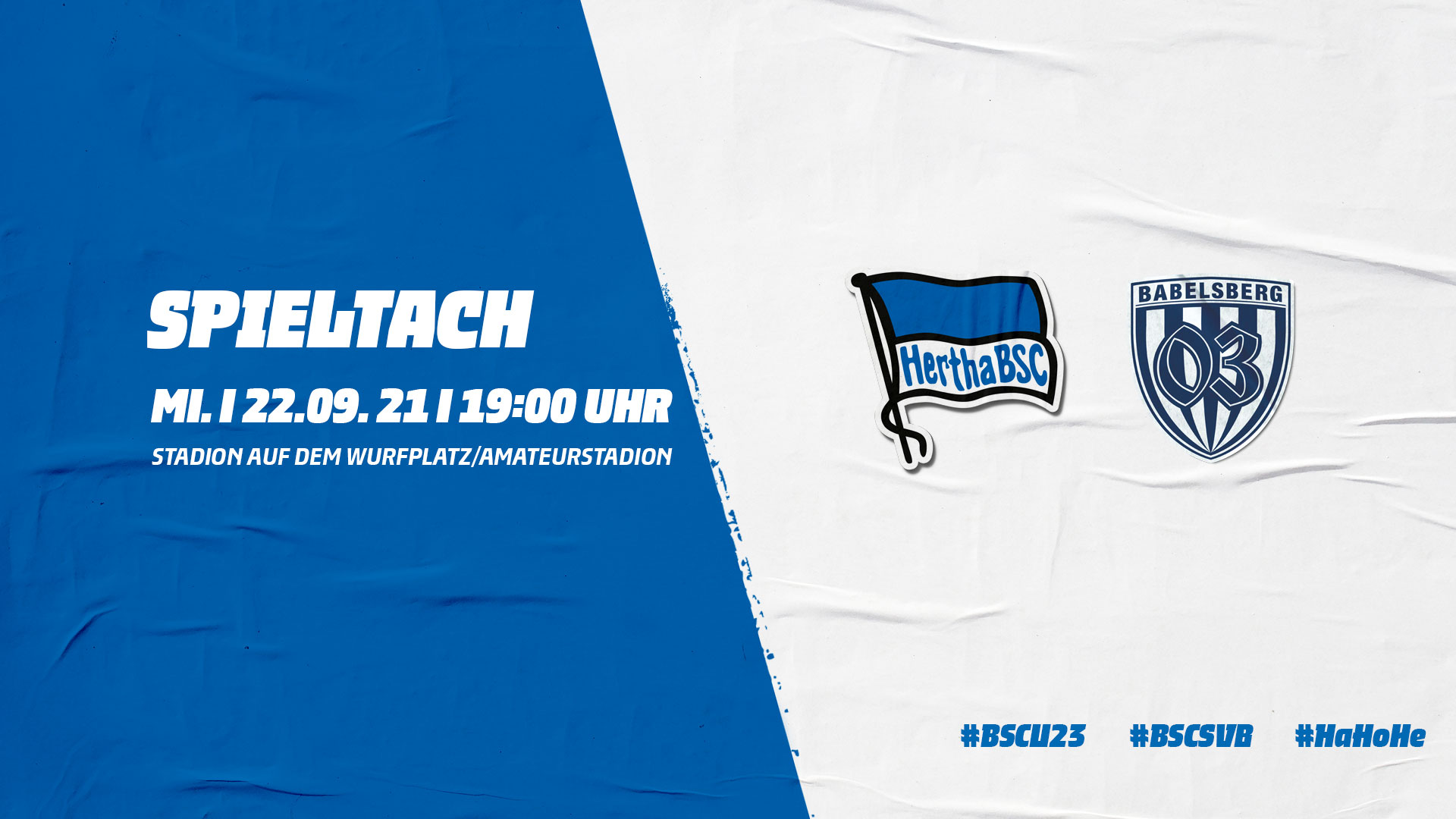 Unsere U23 gegen den SV Babelsberg 03.