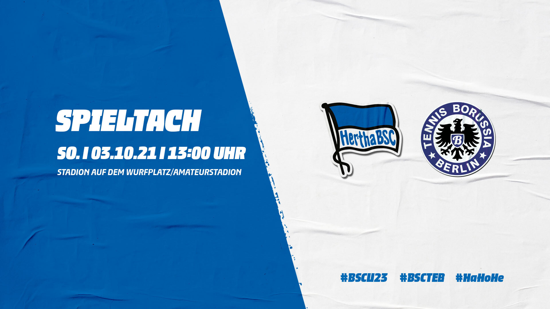 Hertha empfängt zu Hause Tennis Borussia.