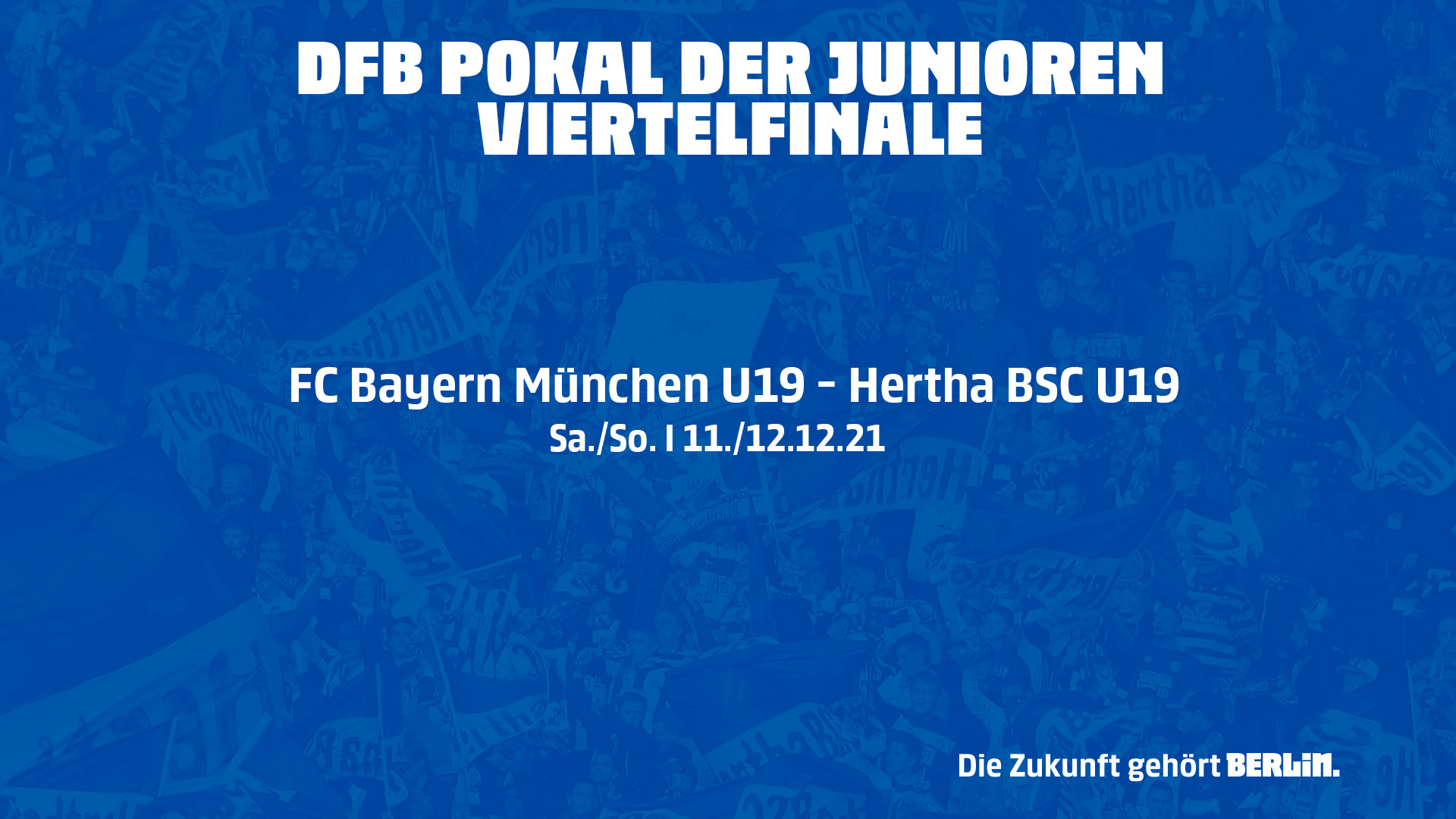 Die Ansetzung unserer U19 als Grafik.