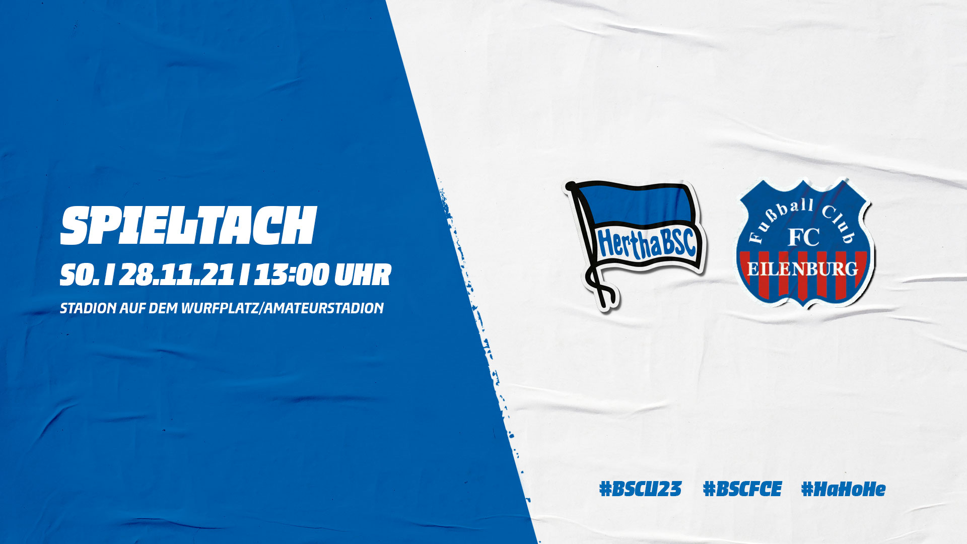 Unsere U23 empfängt den FC Eilenburg.