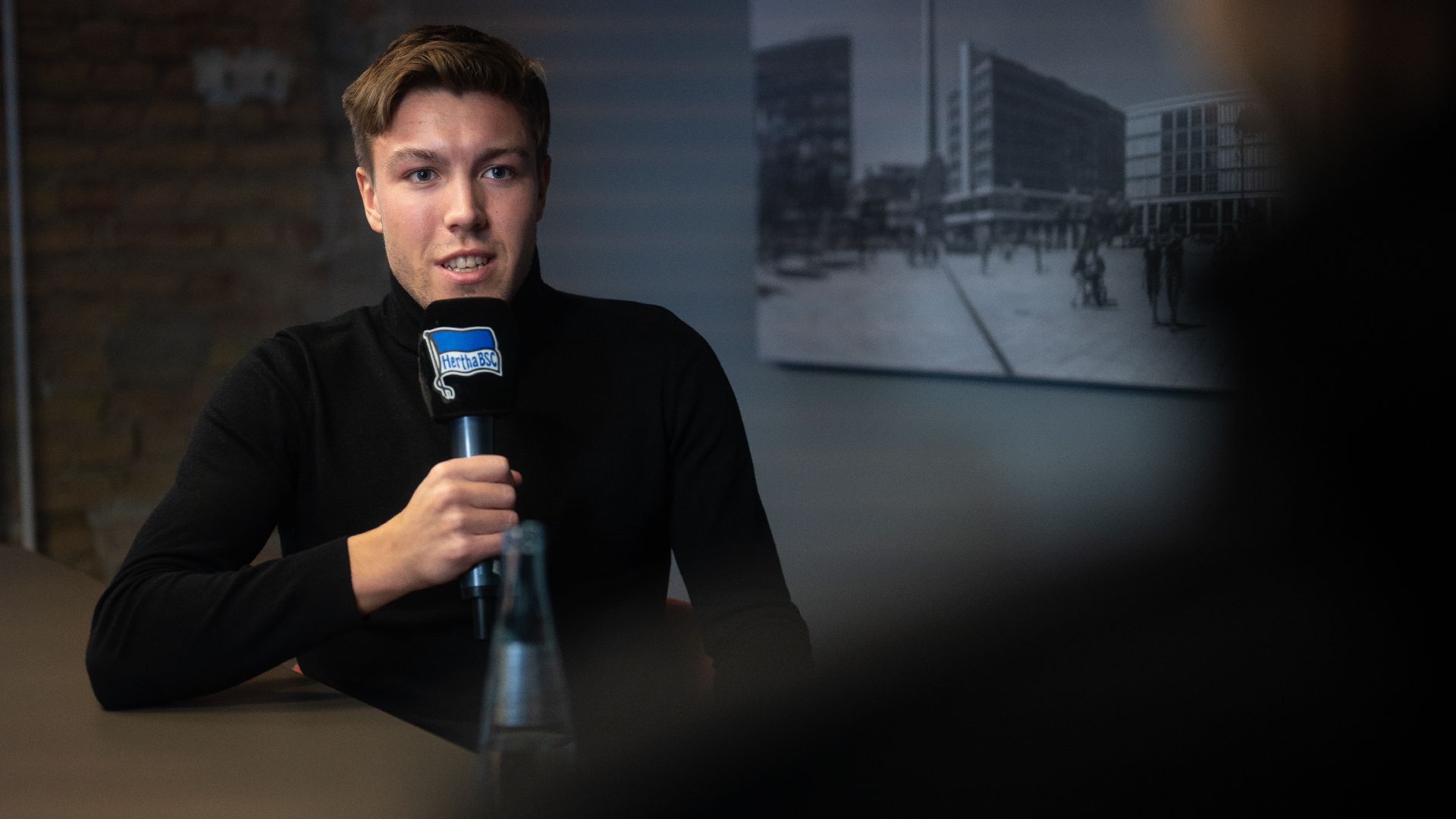 Fredrik André Bjørkan in his first interview as a Hertha player.