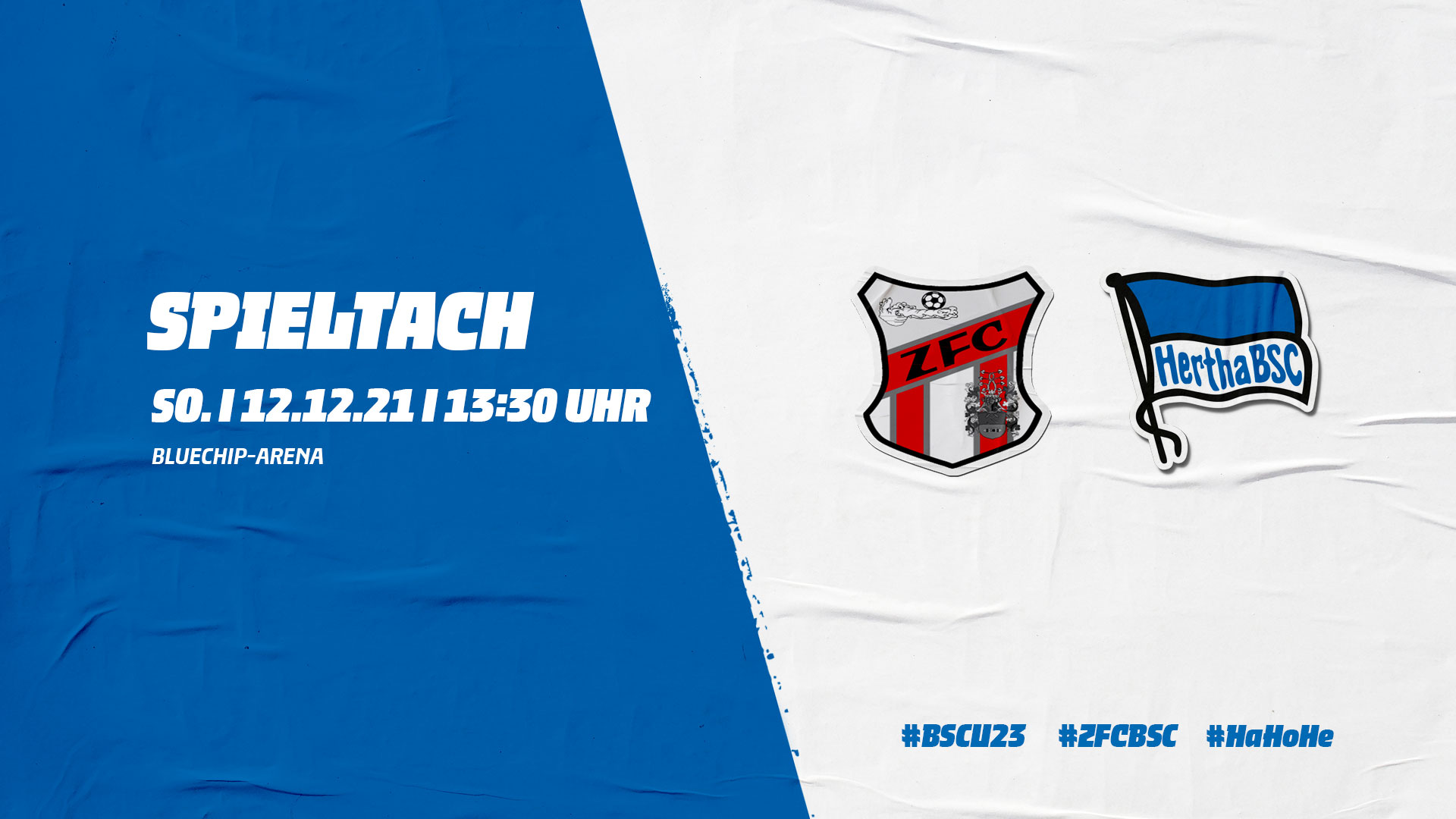 Grafik zum Spiel unserer U23 beim ZFC Meuselwitz.
