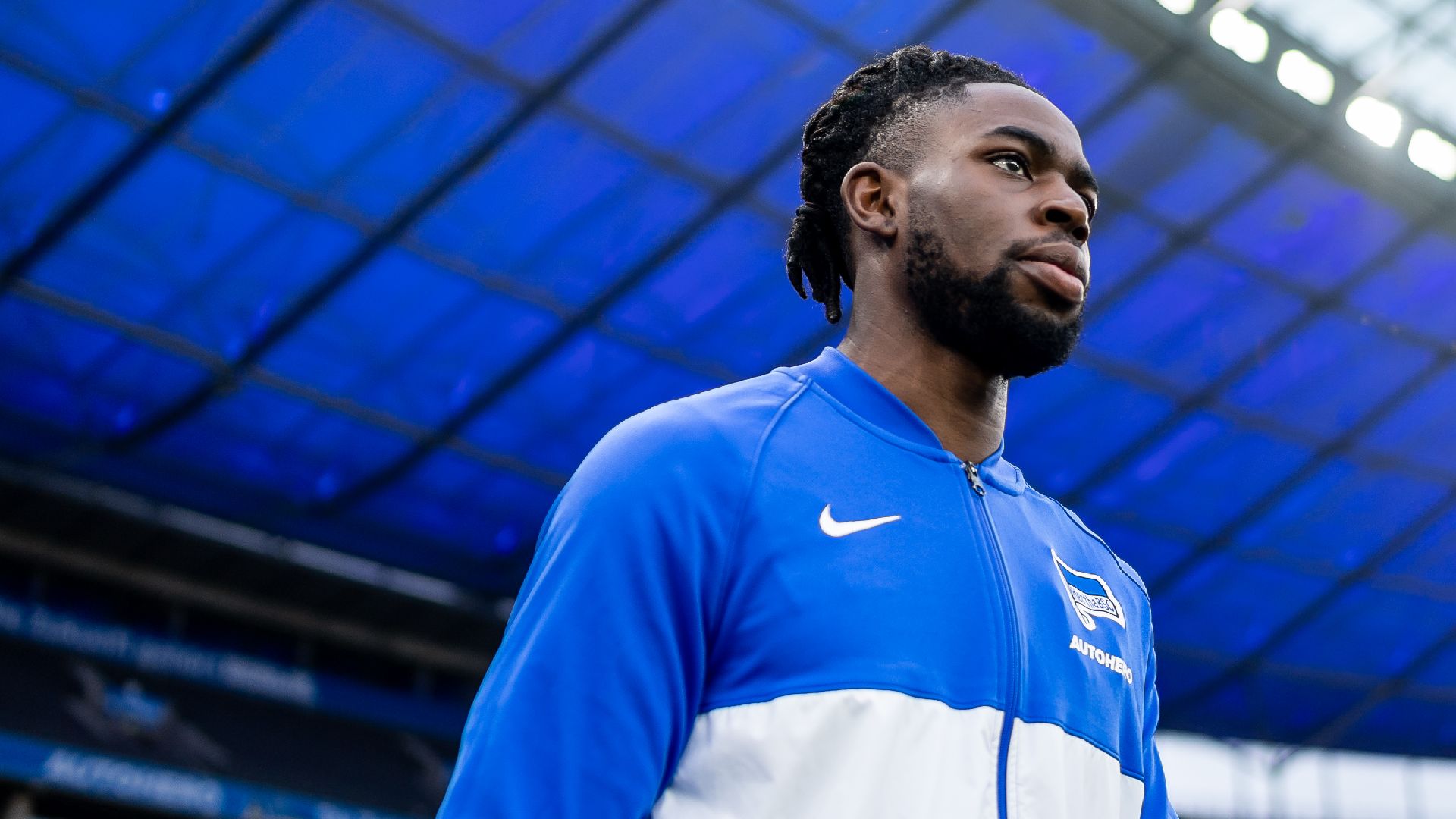 Jordan Torunarigha at the Olympiastadion.