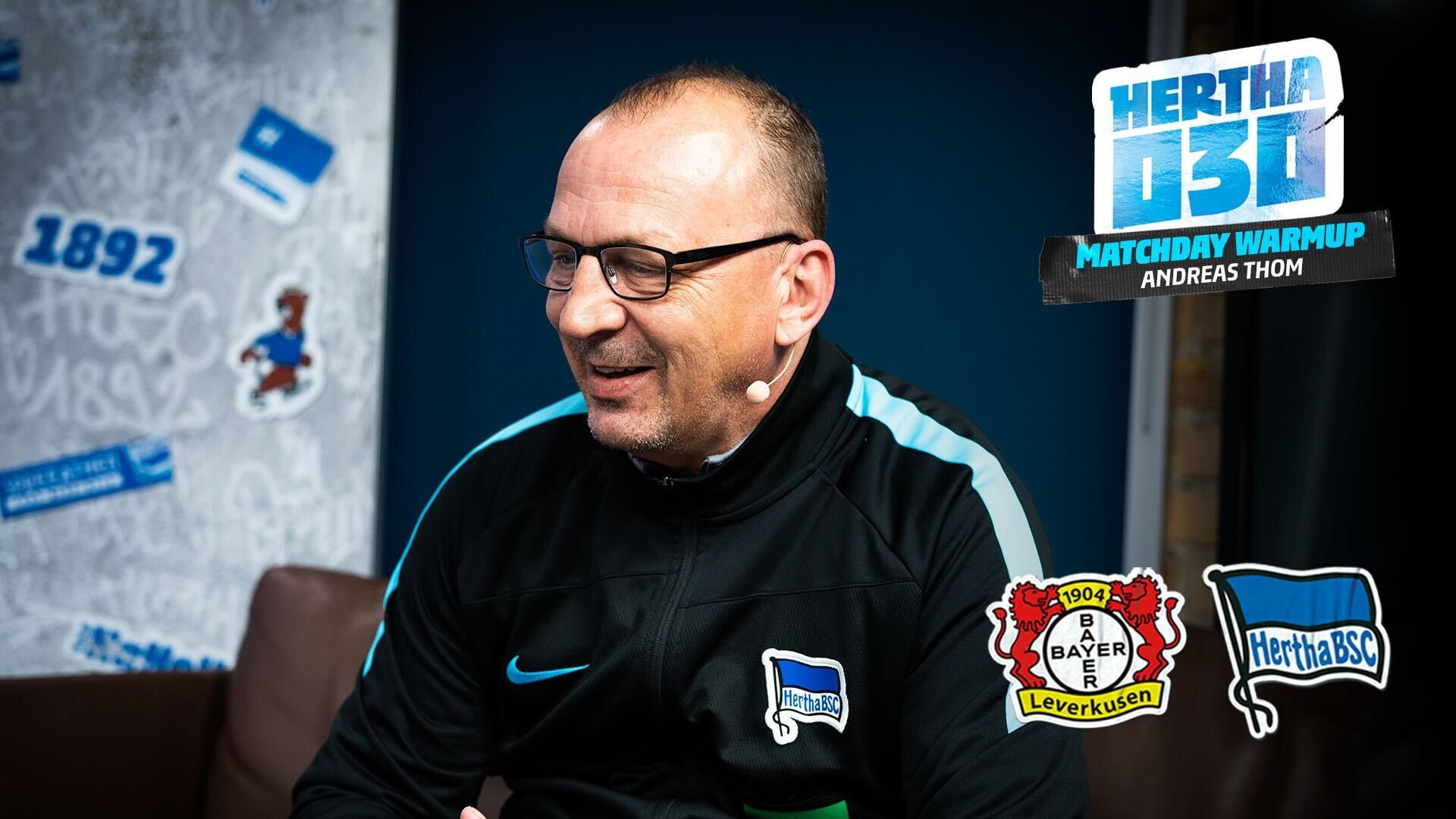 Andreas Thom war beim 'Hertha030 - Matchday Warmup' in der Traumfabrik zu Gast.