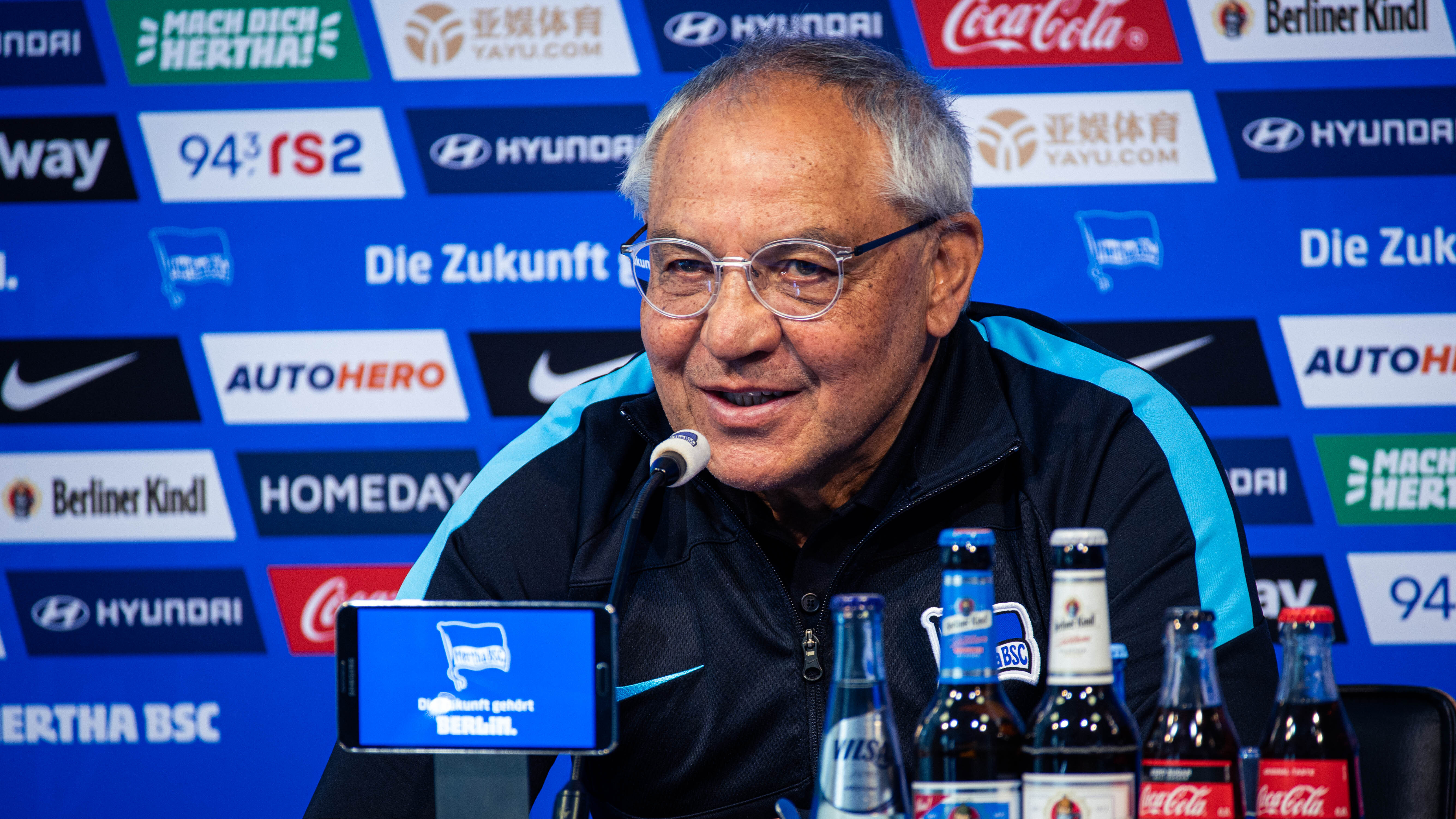 Felix Magath in the press conference ahead of the derby at home to 1. FC Union.